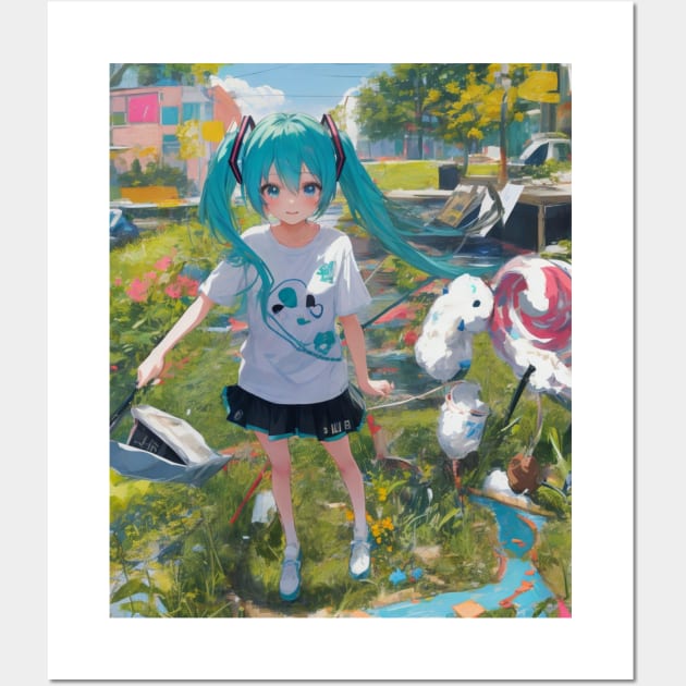 Miku Wall Art by Prossori